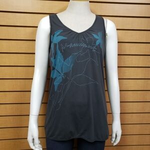 Mammut Exercise Tank Top Size Medium Floral Print Activewear